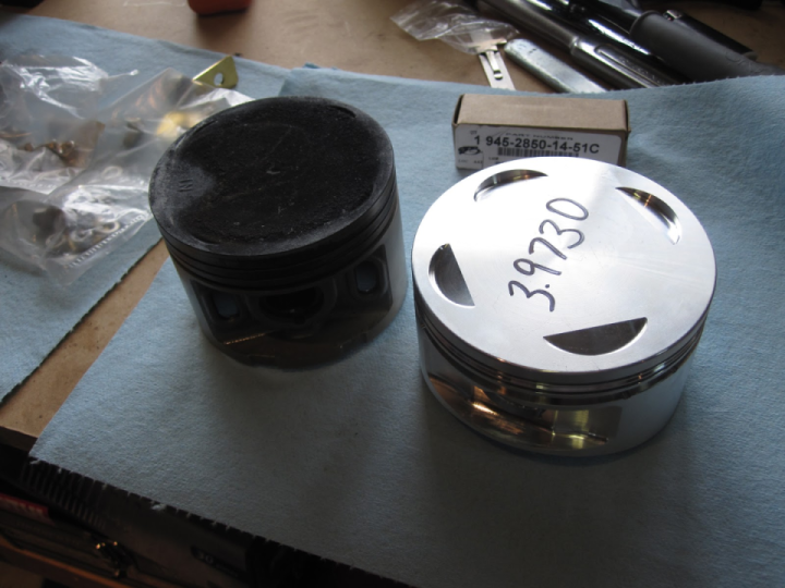 New piston and jug