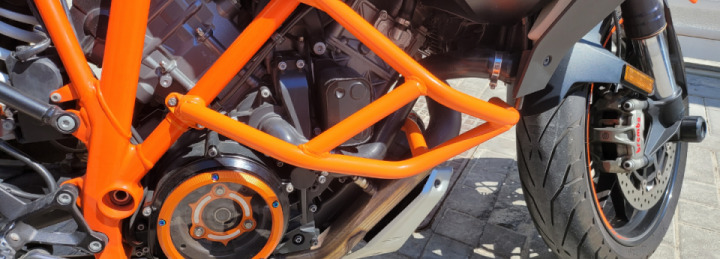 Finally....crash bars fitted