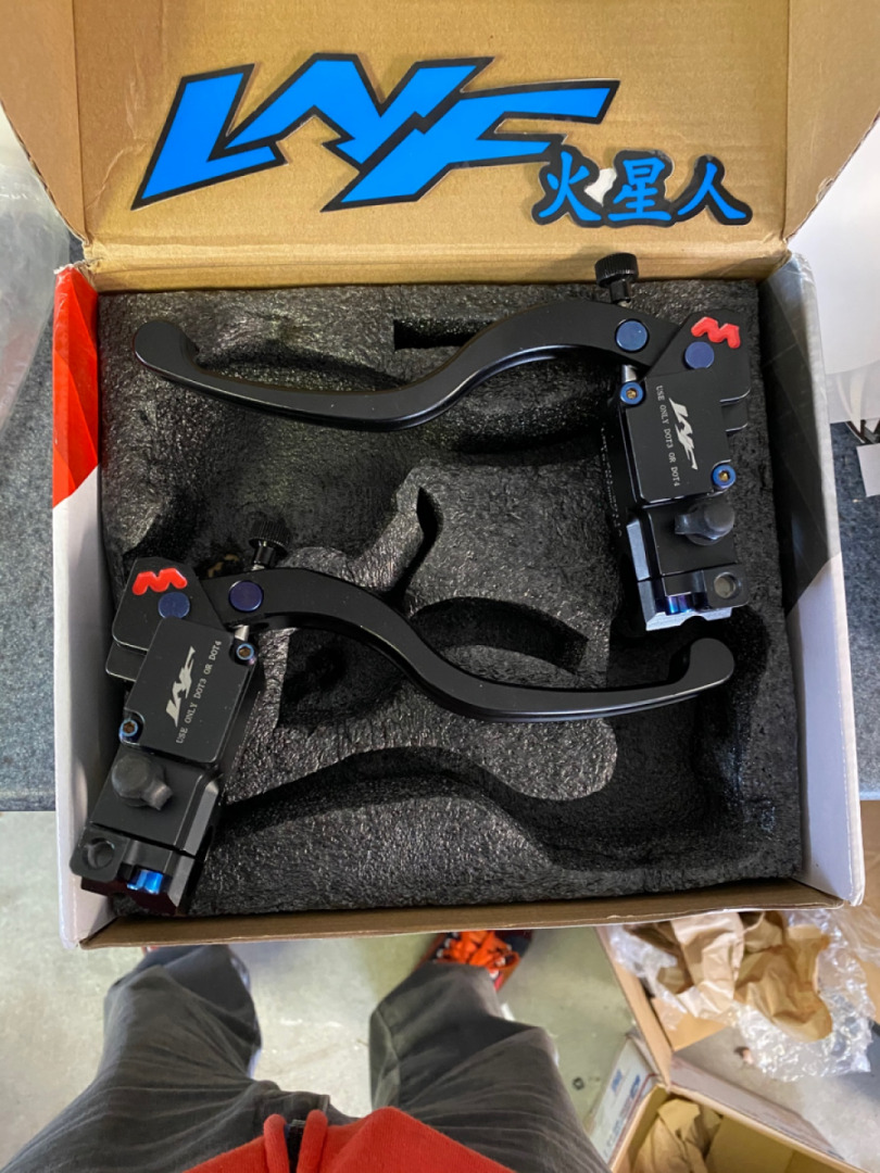 New brake levers
