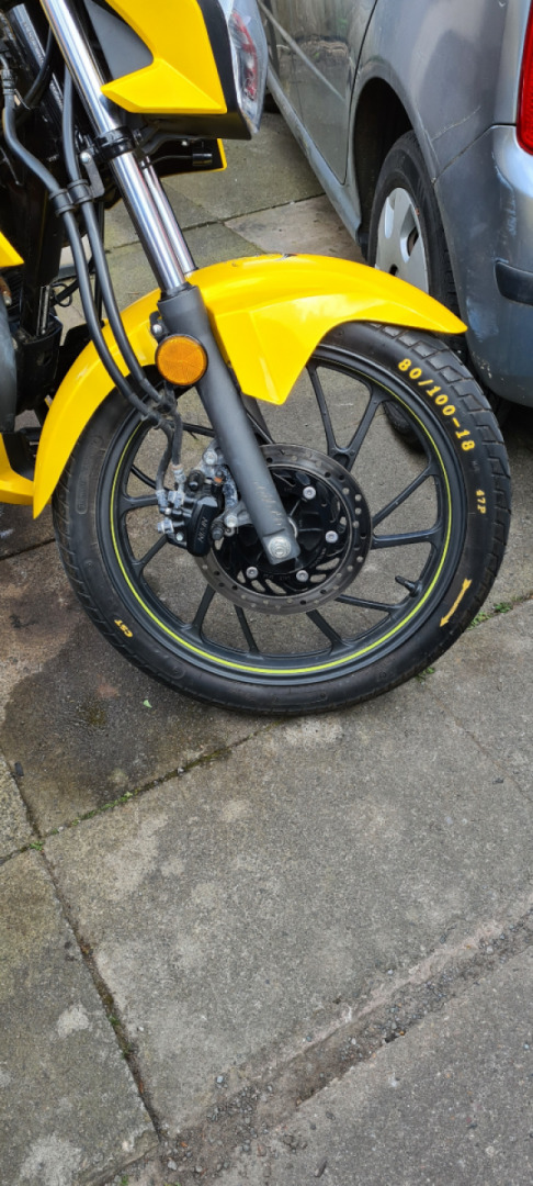 Painted tyre walls
