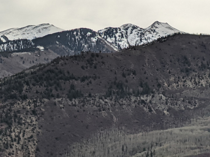 Some of the mountains of Colorado.