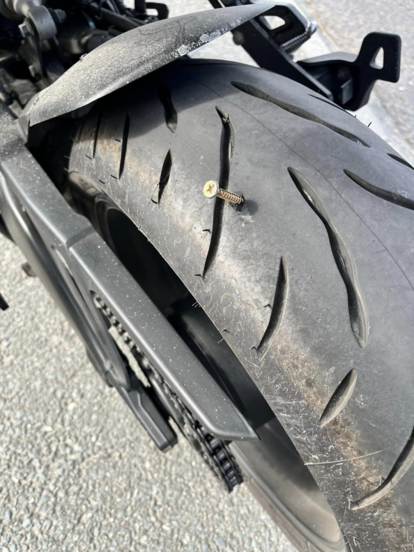Well this happened yesterday, cost me 50£ for a puncture repair