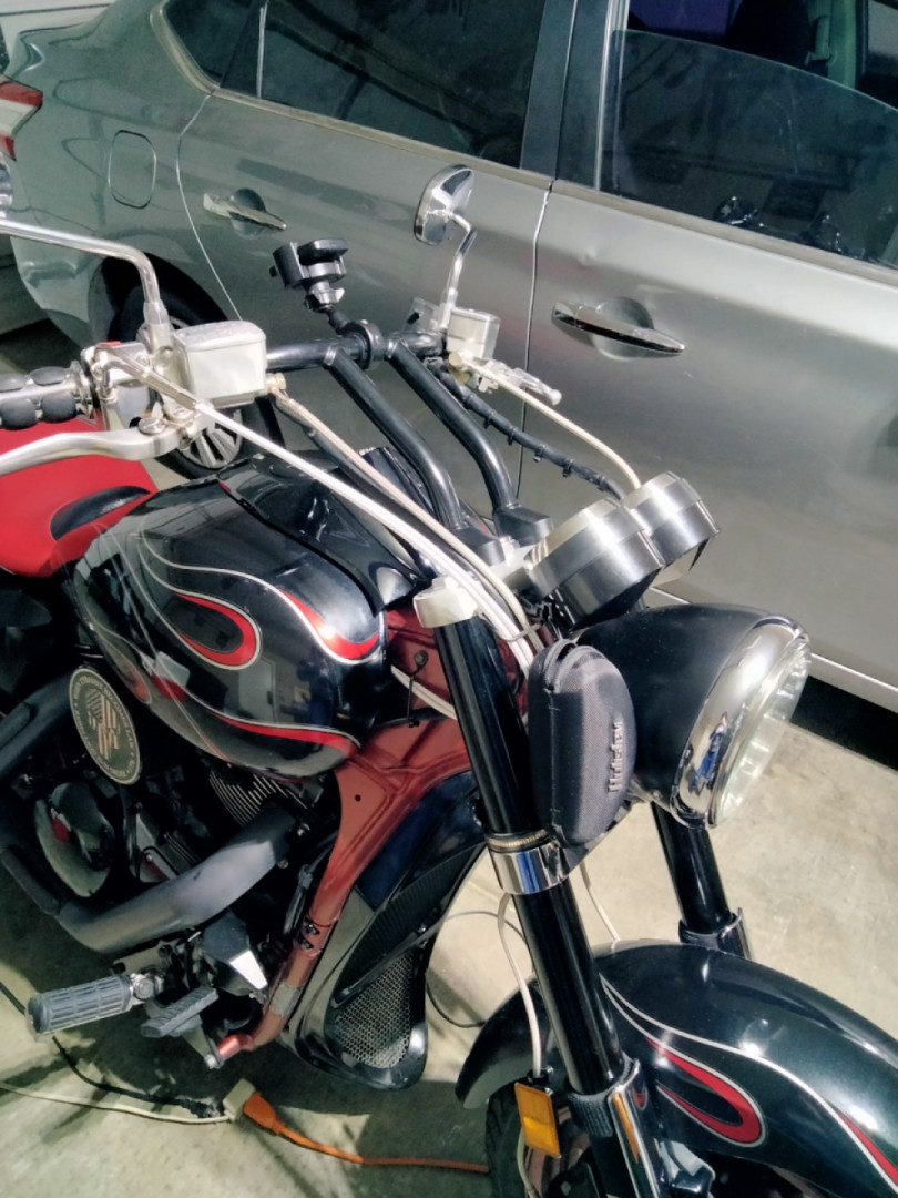 Lifted the drag bars