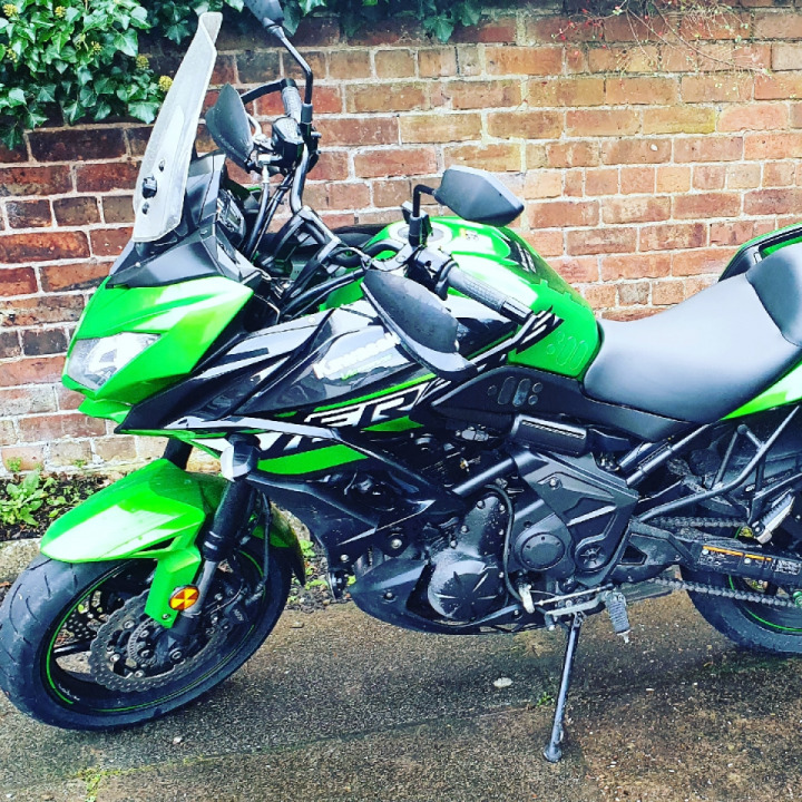 Kawasaki Versys my first big cc bike.