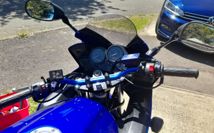New Renthal bars fitted