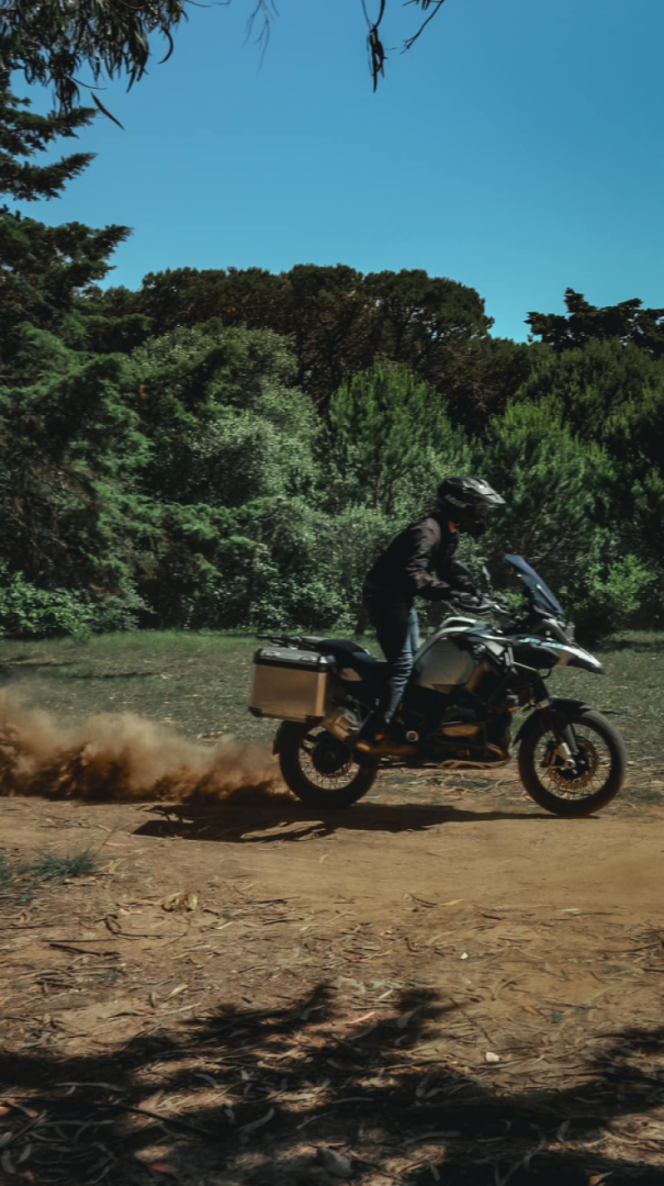 Well, Gaia was a bit tired yesterday, after we went bananas off-road ahahah