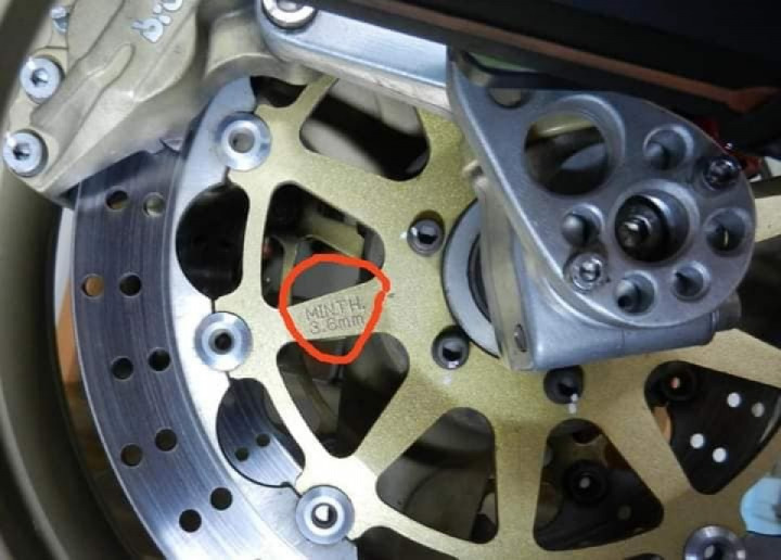 Check your brake discs
