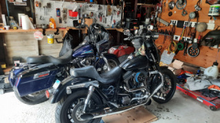 Harley-Davidson Super Glide - My Black bitch