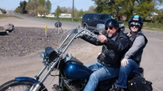 Harley-Davidson Shovelhead - Mistyblue