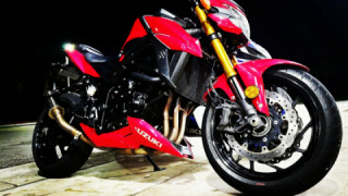 Suzuki GSXS 750 - Lil Red Baddie