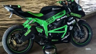 Kawasaki Ninja ZX-6R - Bikes name is Lu