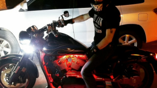 Kawasaki Vulcan 1600 (VN1600) - Darth Maul