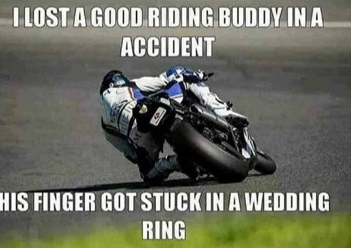 Dont let anyone stopping you from ridding ?