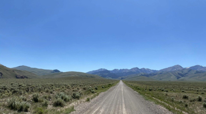 Somewhere on an empty dirt road