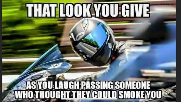 Never underestimated another rider ...