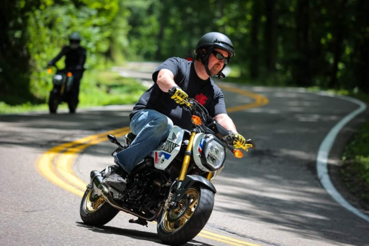 New around Muncie, 125 rider