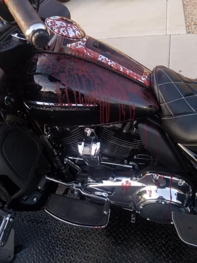 Lucky the guy held the bike up, could have been a whole lot worse off.