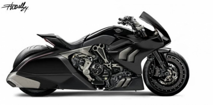 Ducati XXX-Diavel Bagger
