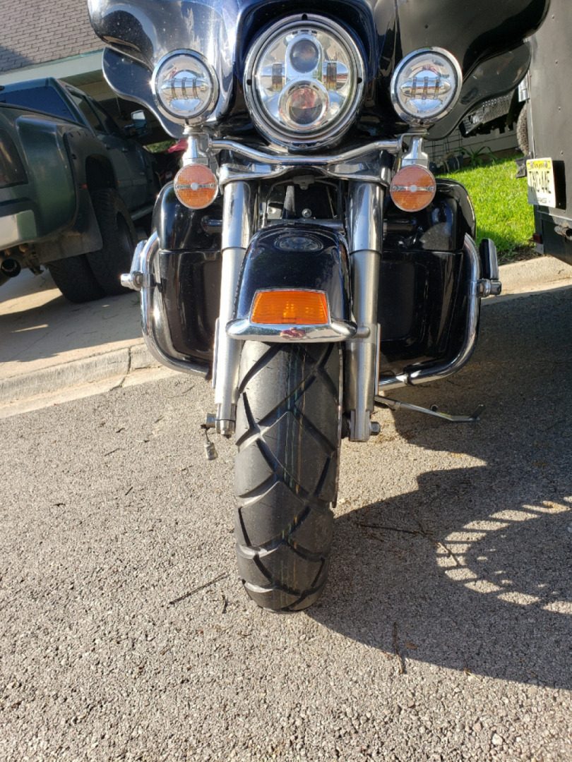 New BIG front tire