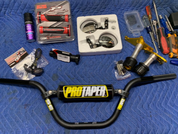 Workin on the bike!