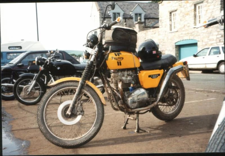 Hi there, my Trail on my last visit to the Manx Grand Prix in 1997