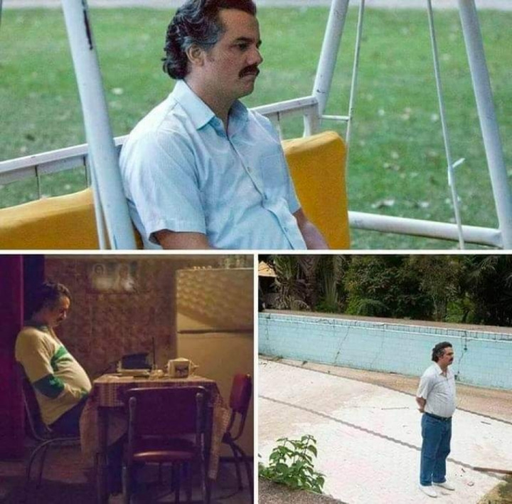 Me waiting for the rain to stop so I can go for a ride