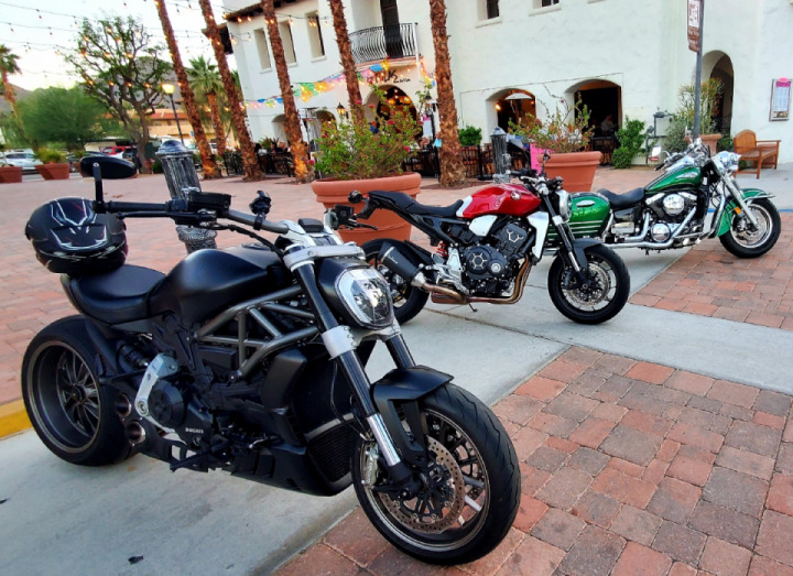 Owning a motorcycle has me always meeting new friends. ?