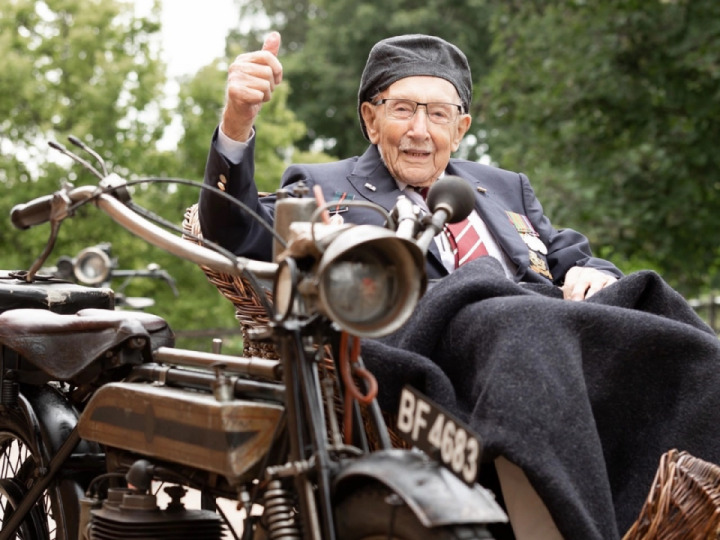 The Briton motorcyclist who raised more than £ 40 million for the NHS