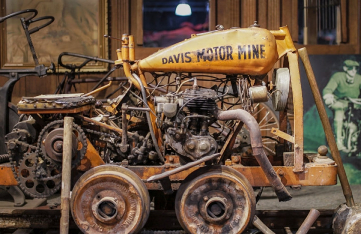 This is the Davis Motor Mine cart.