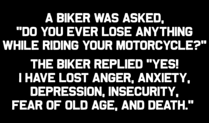 Keep riding ?