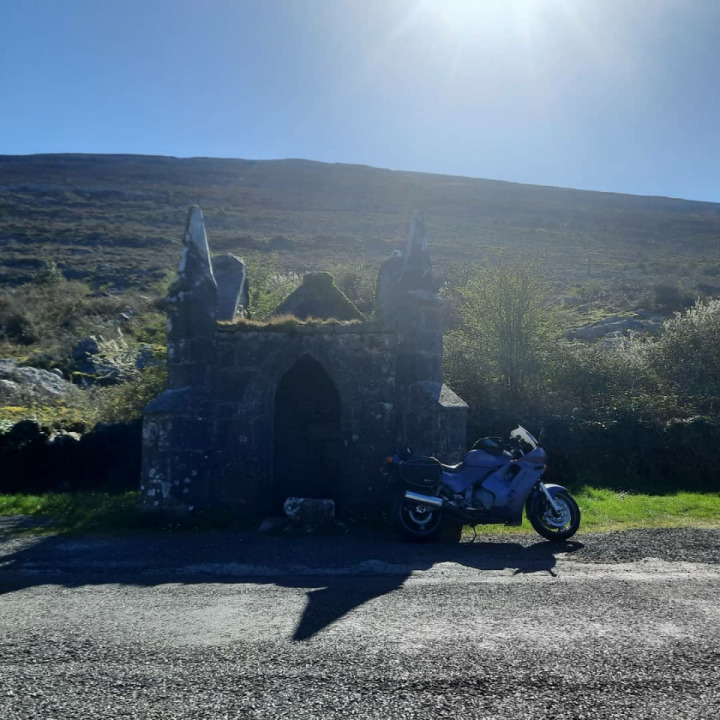 Lockdown Spin 02/04/21. Gort to Kinvara Road, Galway/Clare, Wild Atlantic Way, Ireland.