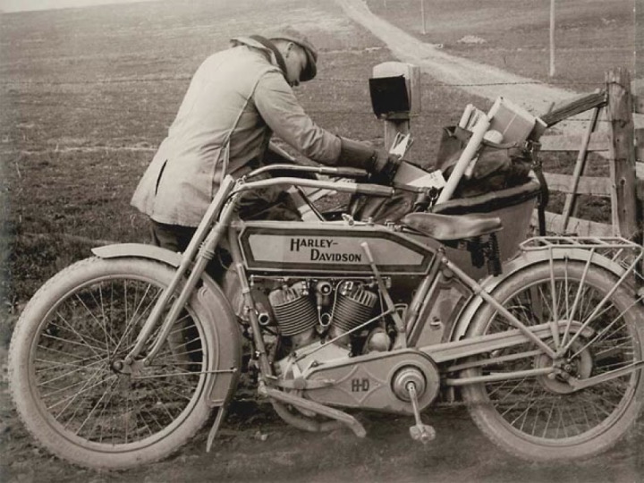 Harley Gets the Mail Delivered On Time