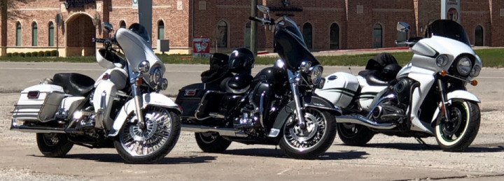 On a small ride with friends and my sexy bike