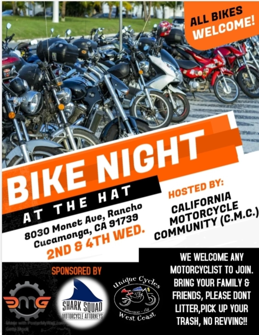 Bike Night Starting on Wed. March 8,2023