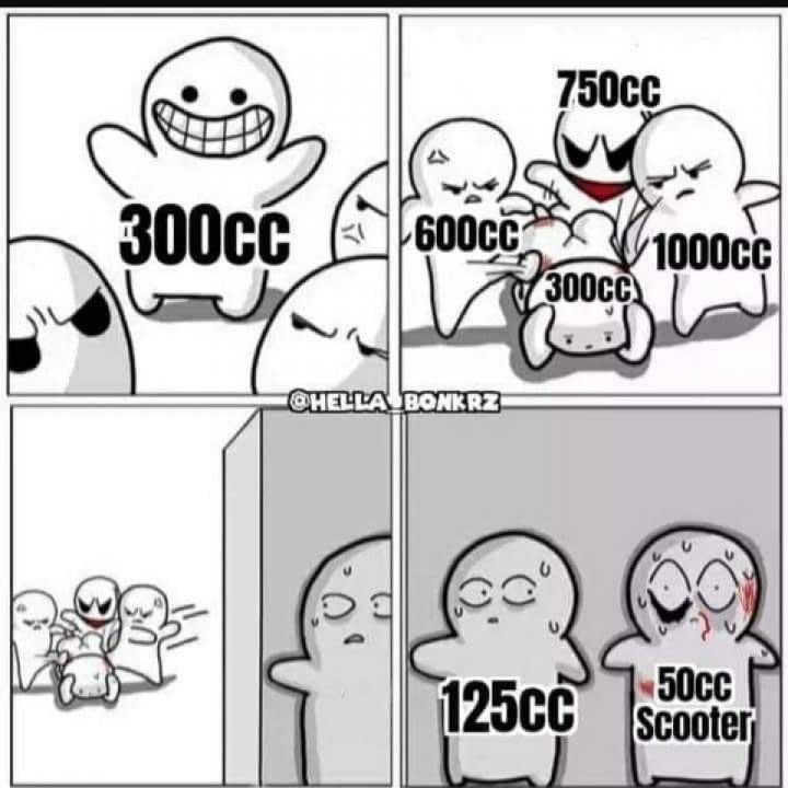 When you bought a new bike and decided to share it on FB