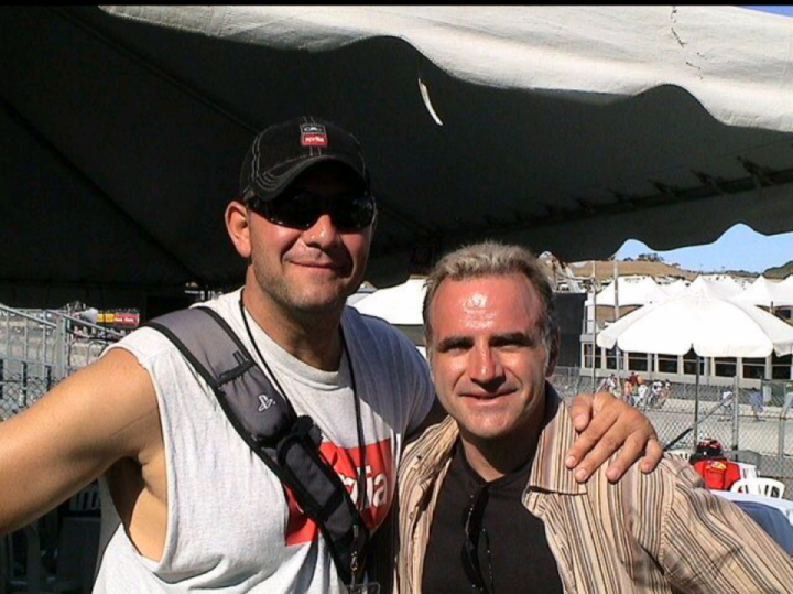 Hanging with the GOAT at Moto GP in Laguna Seca 2006