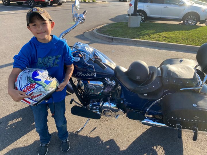 First bike ride