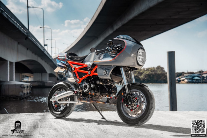 Honda Grom Cafe Racer titled Sakuma.Winner of the Honda Motorbike Idea Challenge for 2020.