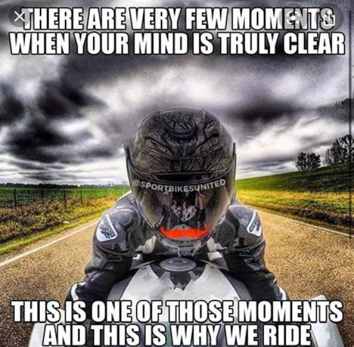 Empty road clear mind