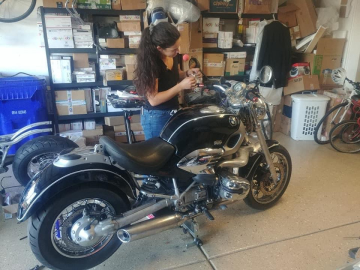 Fully restored James Bond’s R1200C