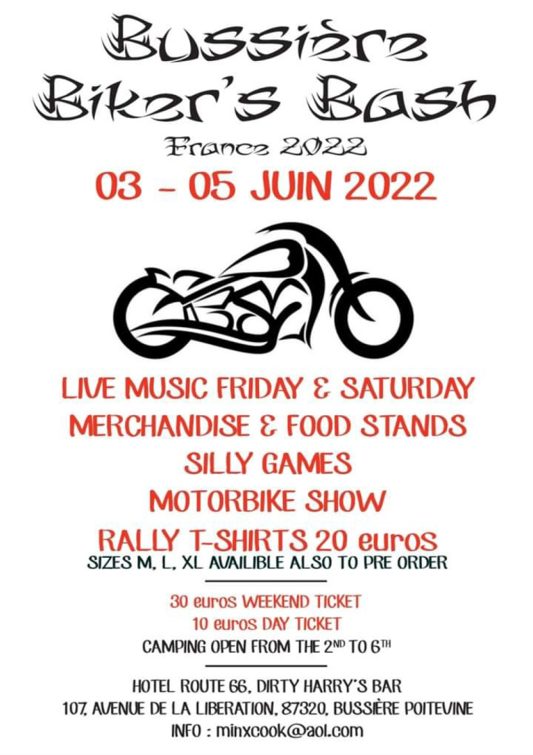 Bussière biker bash