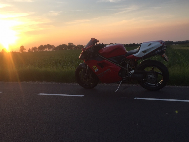 Breaking in new tyre