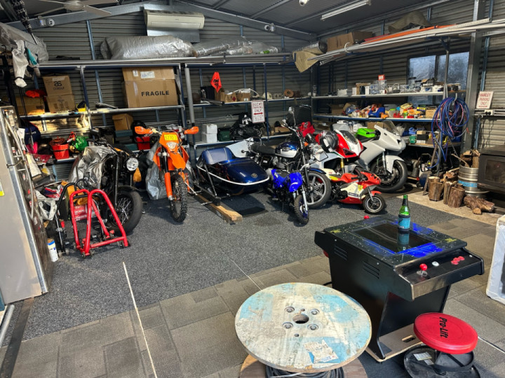 Starting to get some room back in the shed