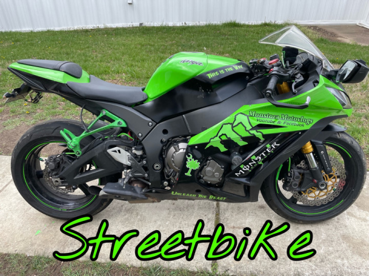 Before and after getting bike ready for track