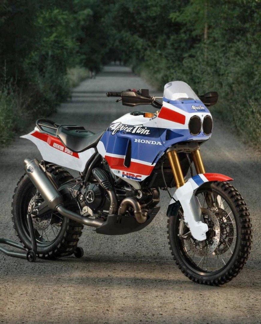I am not maestro of the photoshop but I wanted to pay homage to the new Ducati.