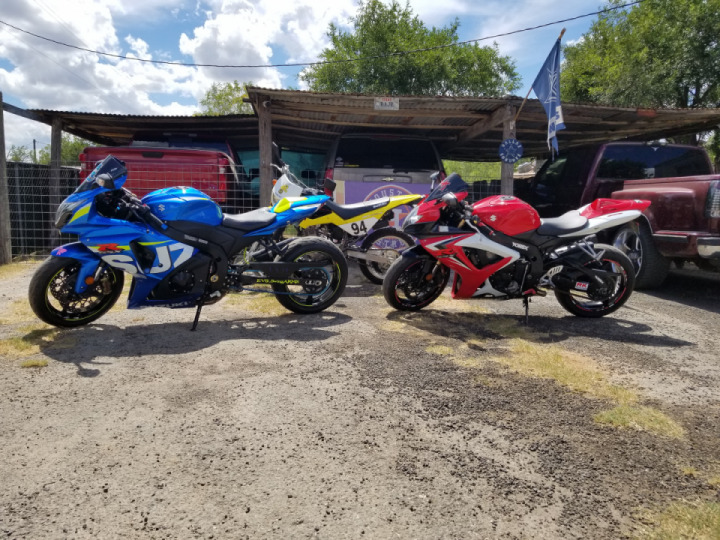 These are my toys and stress relief....Team Suzuki !!!!
