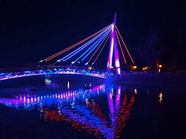 "Strelka" square. Kharkov city.
