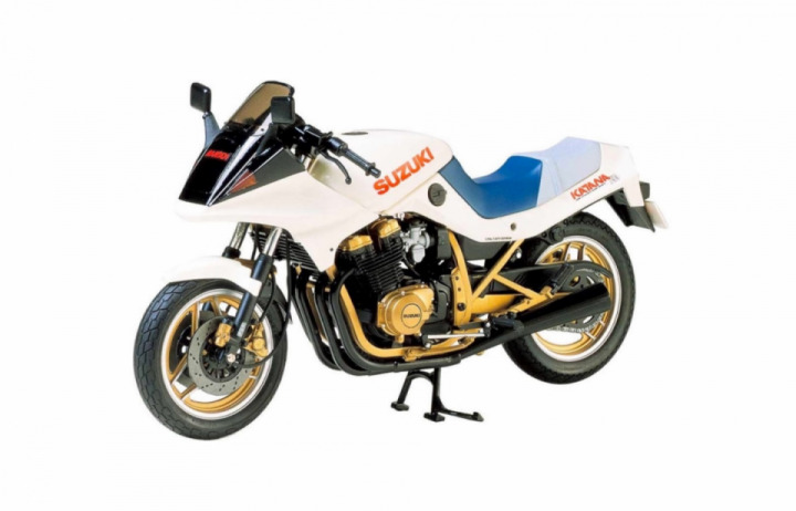 New Scale model Suzuki GSX750S Katana Kit 1:12 by Tamiya