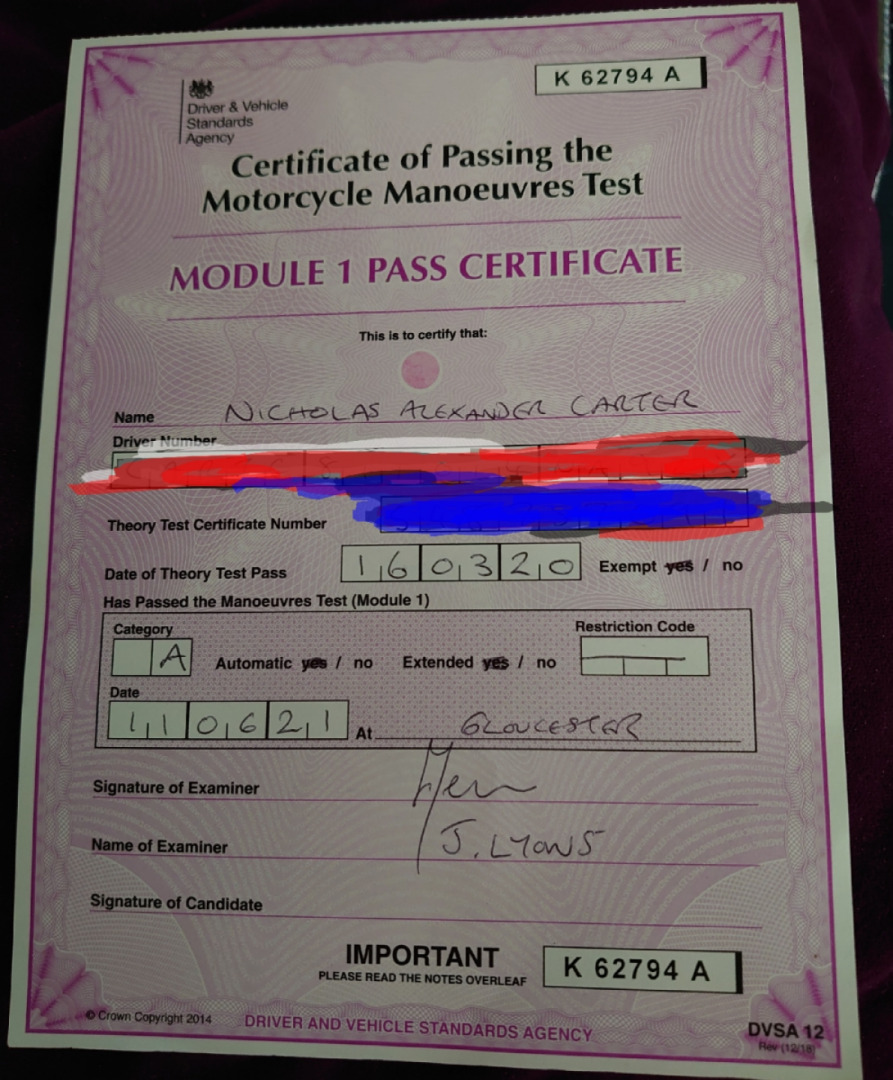 Passed my mod 1