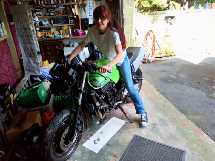 GPX750 my first project in 25 years, its been long time coming but im loving it ?